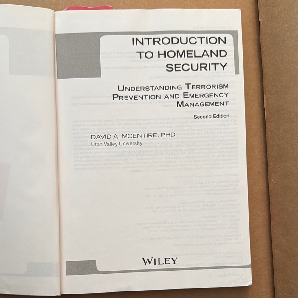 Introduction to Homeland Security - Picture 3 of 5
